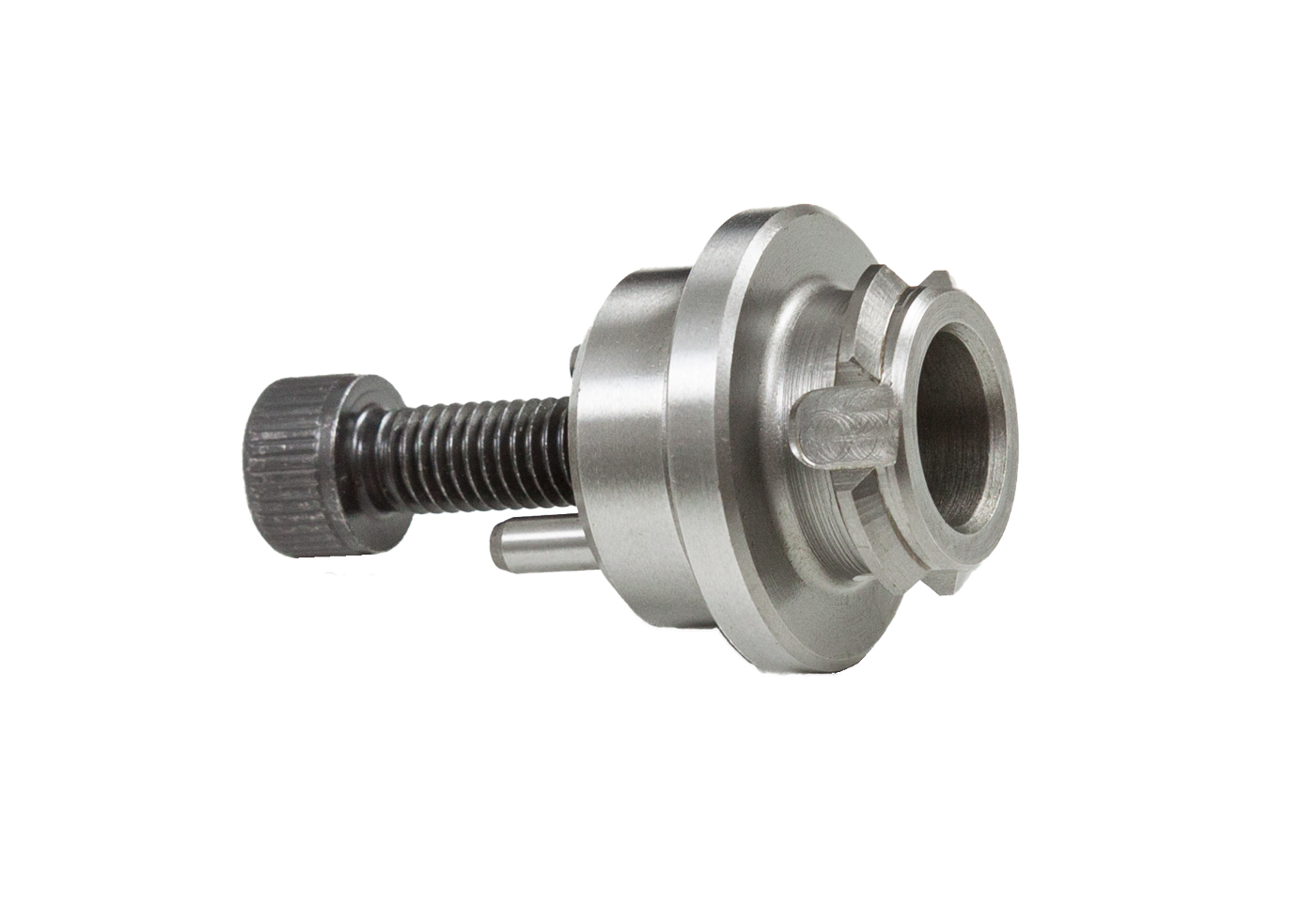 Positioning and clamping bolt, full profile with zero point 