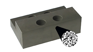 Step jaw carbide coated, fixed 125 